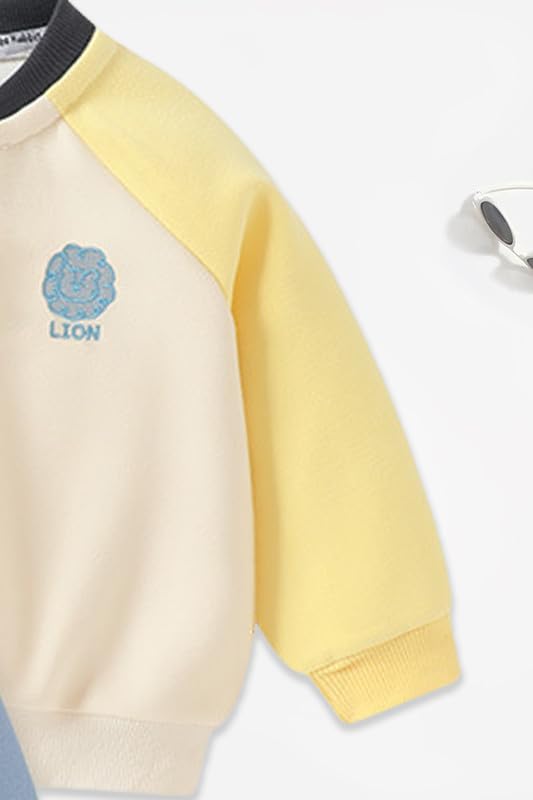Lucky Friday Boys Yellow Full Sleeves Jacket 1