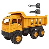 Whyzsjnclg Jouets de Construction, camions bac à Sable, véhicules de Construction en Plastique, Jouet Plage en Plein air, pour garçons, Enfants en Bas âge 3 4 5 6 7 8 Ans