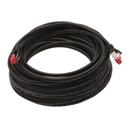 Cable Patch Cord Cat6a 100 ft Negro Profesional miniatura 1
