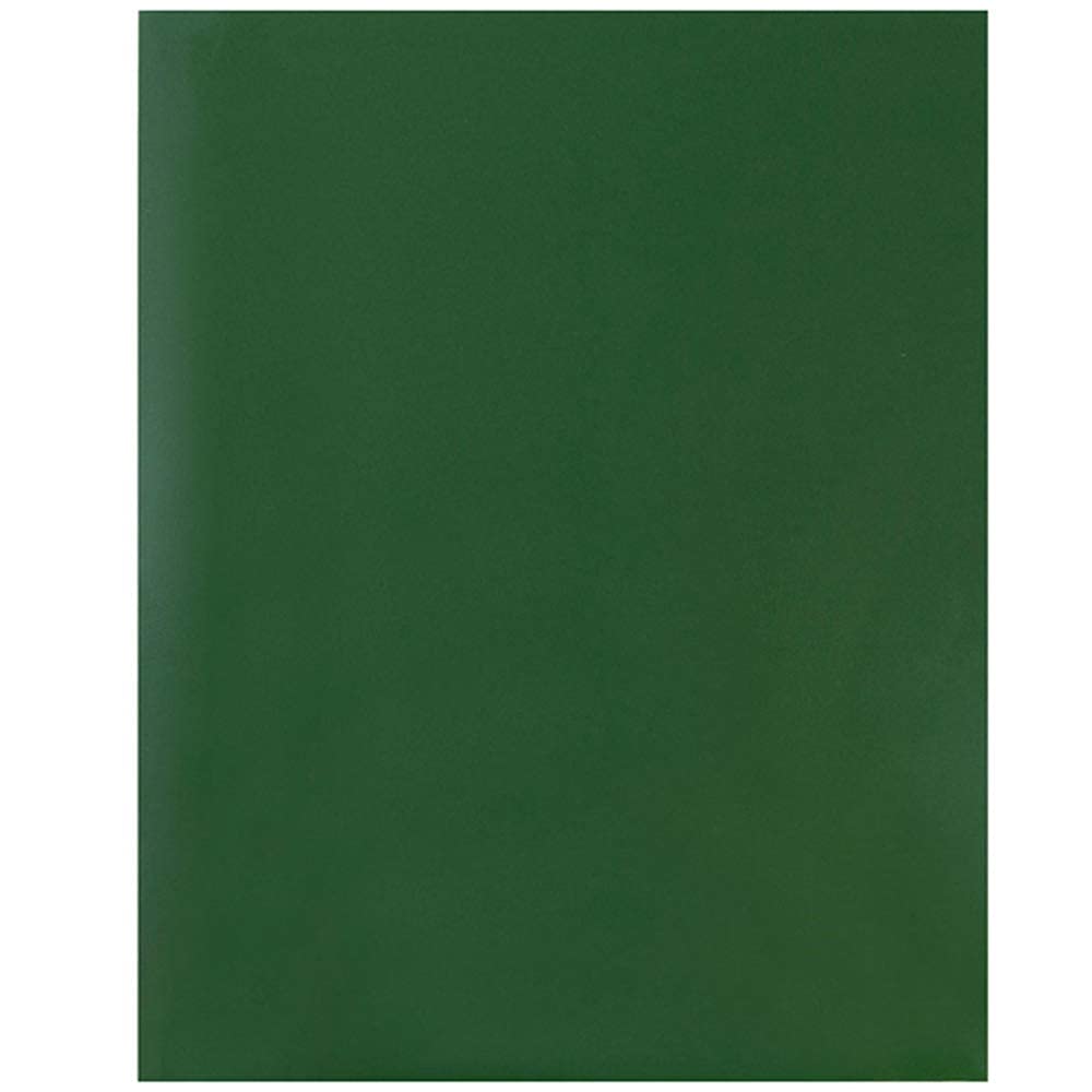 JAM Paper Präsentationsmappe mit 2 Fächern, glänzend, Grün, 50 Stück