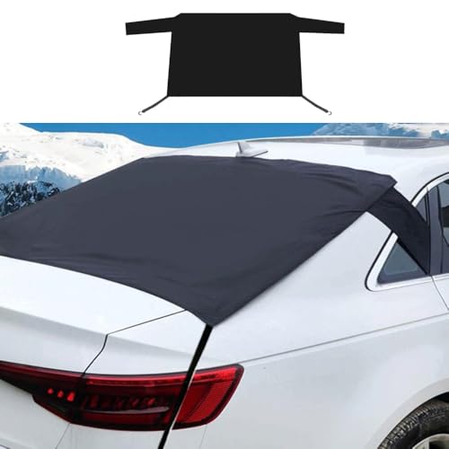 Yadiraom Heckscheibenabdeckung, Auto Heckscheibe Scheibenabdeckung, 190D Silbertuch Windschutzscheibenabdeckung für Autos, scheiben Abdeckung Winter, Schnee Frost EIS Staub UV Strahlen (140 x 80cm)