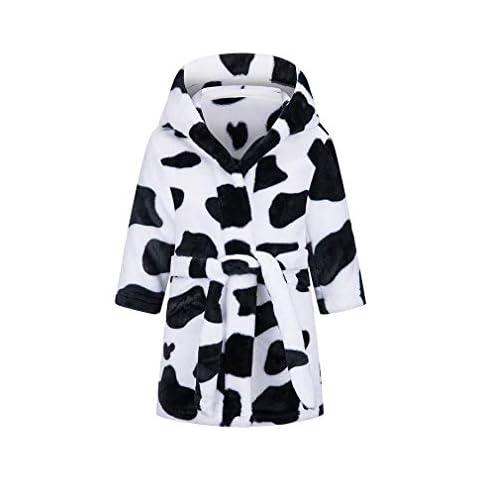 XINNE Unisex Niños Albornoz con Capucha de Franela Cover