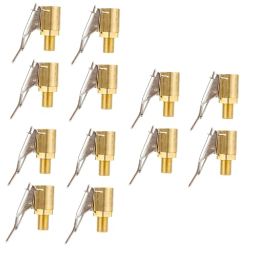 12 adaptateurs de gonflage en laiton universels pour valve de pneu