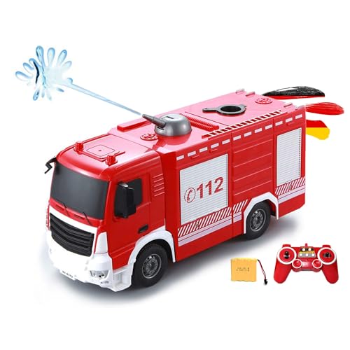 RC ferngesteuerter Feuerwehr LKW mit Fernsteuerung, Akku und...