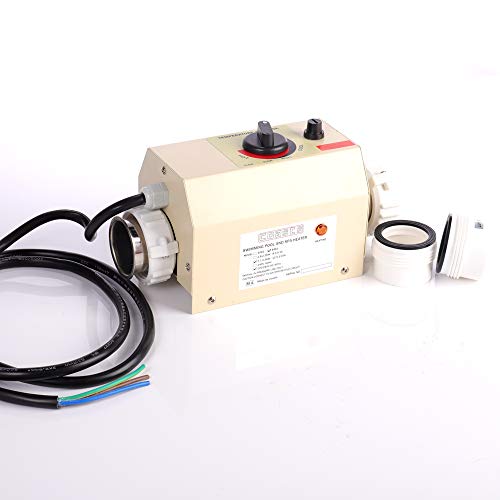 ParaCity Piscine Chauffage 220V 3KW électrique Chauffage Thermostat de l'eau Spa/Piscine Chauffe