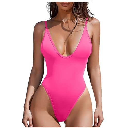 Traje de Baño Una Pieza Mujer Bañadores Brasileño Trajes Sexy Bañador Reductor Ropa Playa Estivo Talla Grande Reductores Ideal Vacaciones Tropicales