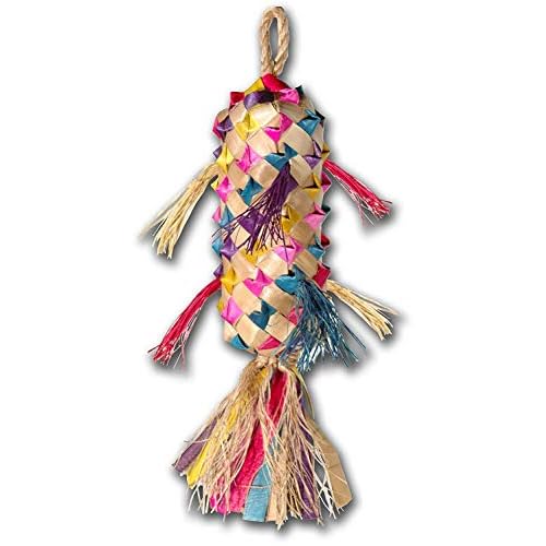 Planet Pleasures Spiked Pinata Small 7″ Natural Bird Toy