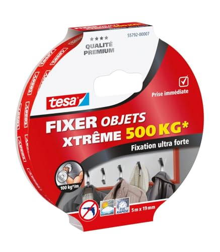Ruban adhésif double face de montage Tesa Powerbond Ultra Strong 19 mm x 5 m