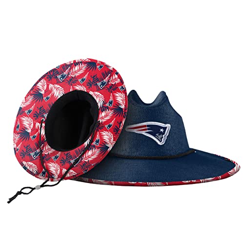 Image of FOCO Men's NCAA College Team Logo Floral Straw Sun Hat