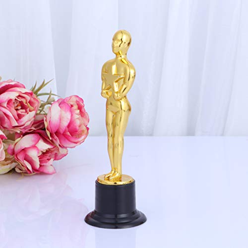 Troféu de ouro Amosfun com formato de pessoa de ouro, troféu em forma de pessoa de ouro, troféu para