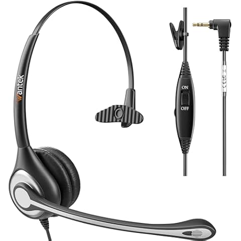 Wantek 2.5mm Telephone Headset Cover