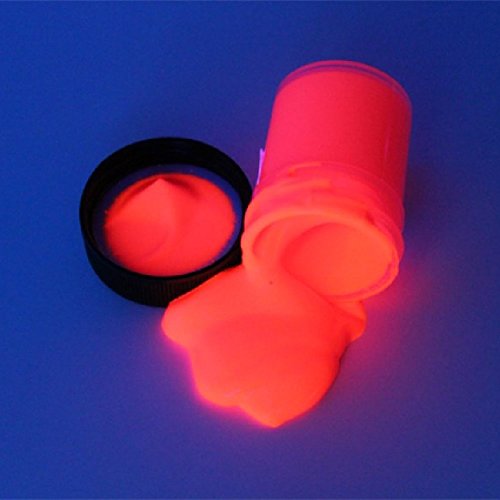 Red Uv Black Light 4Oz, Neon, Rave, Fluorescent, Acrylic Paint #TOP4