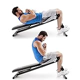Marcy Exercise Utility Bench for Upright, Incline, Decline, and Flat Exercise SB-261W , Black , 42.00 x 19.00 x 51.00 inches