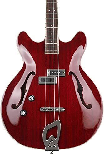 Guild Starfire I Left-Handed Bass Guitar - Cherry #TOP25