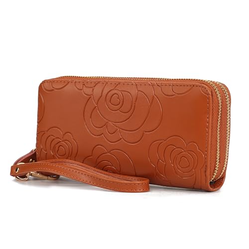 Image of MKF Collection Wristlet Wallet for Women, Small Credit Card Holder with Zipper Coin Pocket Wallet Purse Handbag By Mia K