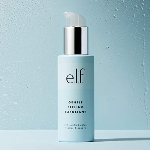 e.l.f. Gentle Peeling Exfoliant, Cleanser, Effective, Easy to Apply, Peels Away Dead Skin, Removes Dirt, Ideal for All Skin Types 90 ml