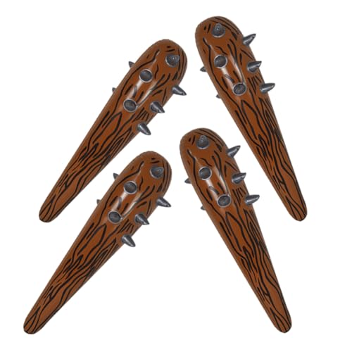 BESTonZON 4pcs Inflatable Cheering Sticks Noise Makers Lightweight Birthday Party Favors Vibrant Colors Easy to Wave for Outdoor Sports Events Team Spirit Activities