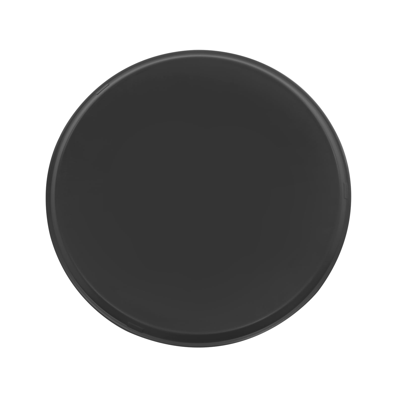 8 bandejas redondas de poliuretano, 40 cm, antideslizantes, redondas, para servir, color negro