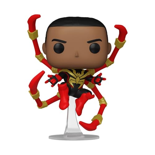 Funko POP Marvel: Spider-Man Comics - Miles Morales Iron Spider - 1/6 Odds for Rare Chase Variant - Marvel Comics - Collectable Vinyl Figure - Gift Idea - Official Merchandise - for Kids & Adults - Image 6