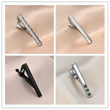 Amazon | [wynameleri] 上品なネクタイピン 4本セット おしゃれ