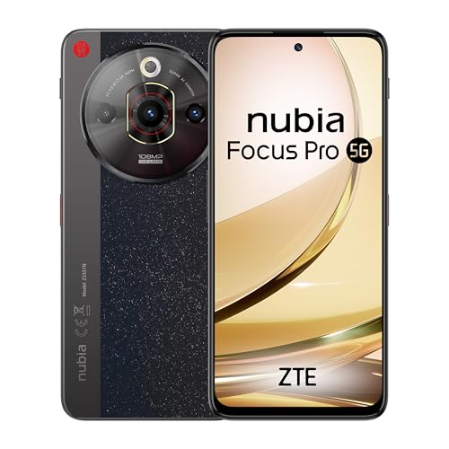 Nubia Focus Pro 5G 6.72" (17.02cm) FHD+ Hole Display (8GB RAM, 256GB ROM, Kamera 108MP, 5000mAh Akku, Android 13) schwarz