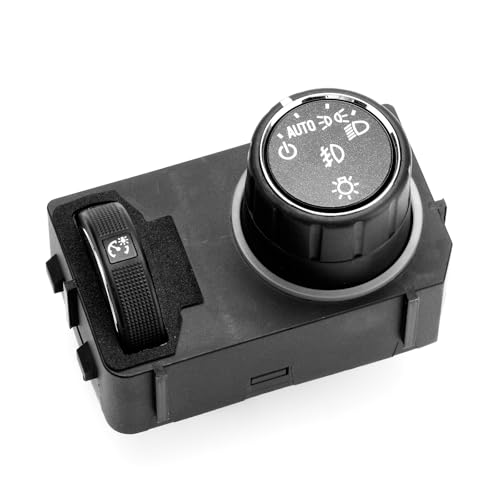 Headlight Switch Control Knob for 2014-2019 Chevy Silverado 1500 2500 3500 Suburban Tahoe,GMC Sierra 1500 2500 3500 Yukon,2019-2024 Chevy Silverado 4500-6500,Fog Light Dimmer Switch 23187804 84154108 by Lin Cin Yin - Image 6