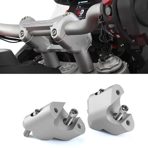 Adaptateur de rehaussement pour guidon Multistrada V4S ajustement de posture - 2