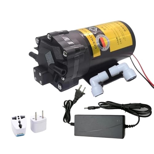 Bomba de refuerzo de 24V con adaptador de corriente for purificadores de agua de ósmosis inversa RO de cocina(1200GPD)