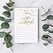 S&O Party Invitations! 25 Gold Foil Traditional Invitations with Envelopes, Wedding, Baby, & Bridal Shower Invite, Housewarming Birthday, and Girls Quinceanera Invite Cards for Every Celebration - 4x6