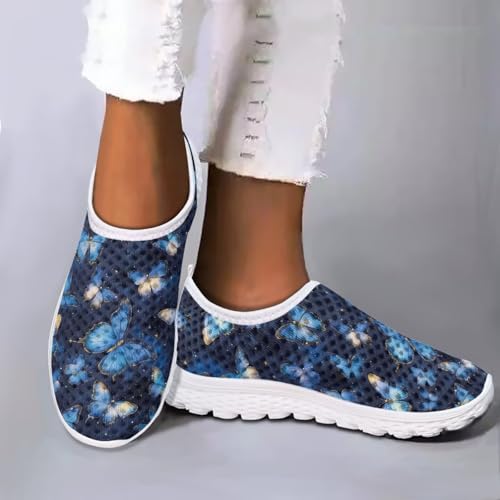 Image of Athletic Tennis Sneakers Road Road Running Shoes US 5.5-11.5 Slip On Shoes for Women