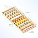 AFOOYO Wooden Watch Band Organizer - Works with All Apple Watch Bands - 9 Slots Display Watch Storage Case Tray with Acrylic Top Lid