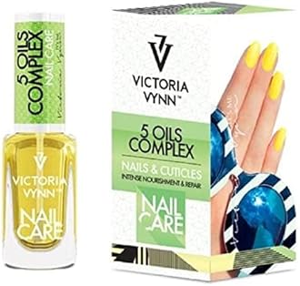 VICTORIA VYNN Nail Oil Care, 9ml - 5 Oils Complex for Nails & Cuticles - Natural Nourishment and Regeneration - Macadamia, Argan, Sweet Almond, Avocado, Jojoba