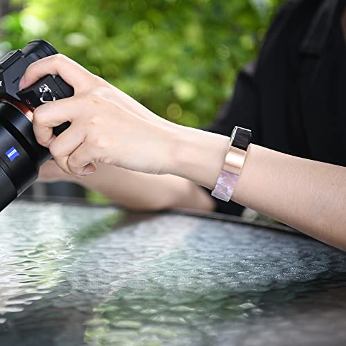 LAREDTREE Pulseira de relógio de resina compatível com Fitbit Alta e Fitbit Alta HR Pulseira de subs