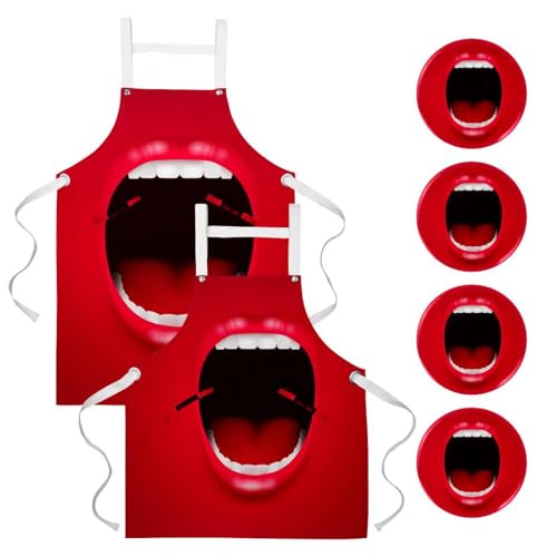 Tablier de serveuse anti-taches pour nettoyage de la maison et pâtisserie