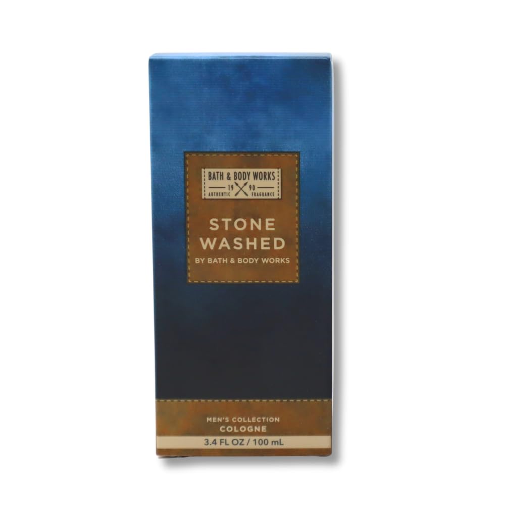 Bath & Body Works Stone Washed Cologne for Men, 3.4 fl oz