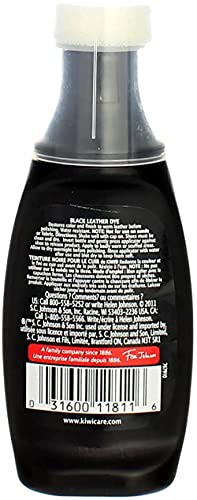Kiwi Black Leather Dye