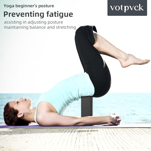 Yoga-Blocks-2-Pack-Meditation-Pilates-Accessories-High-Density-EVA-Cork-and-Stretching-Non-Slip-Lightweight-Durable-Bricks-for-Improving-Poses-and-Balance9x6x4-Each2-Colors-Selected