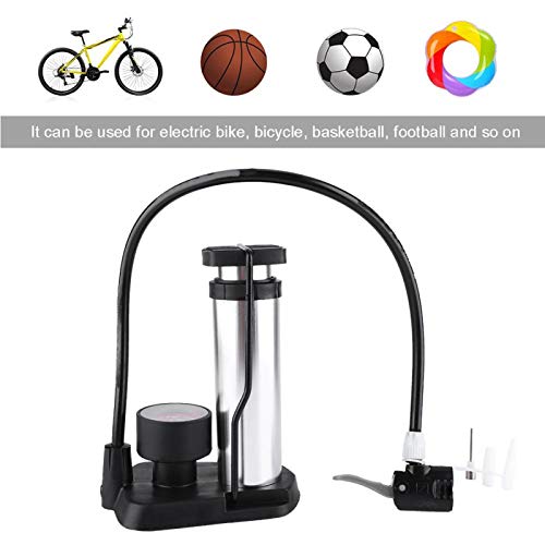 Bomba de ar de bicicleta leve, insuflador de pneu de bicicleta, basquete para bicicleta elétrica bic