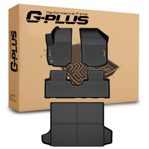 G-PLUS Floor Mats & Cargo Liner Compatible with Chevy Equinox 2018-2024