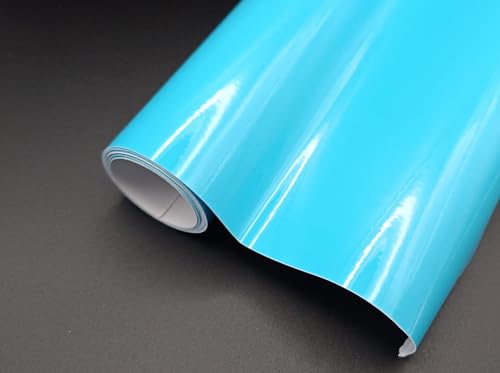 Film covering bleu ciel thermoformable 152x200cm pour masquer les rayures de carrosserie