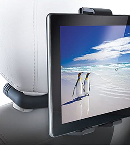AudiovoxUniversal Vehicle Mount System for Tablets with Bluetooth Headphones (Black)