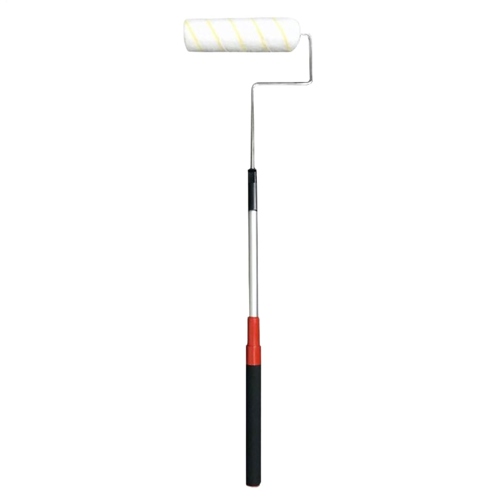 Percha alargadora para pintura, percha telescópica ajustable para rodillo de pintura, mango telescópico ergonómico para limpieza de pared techo ventana casa terraza