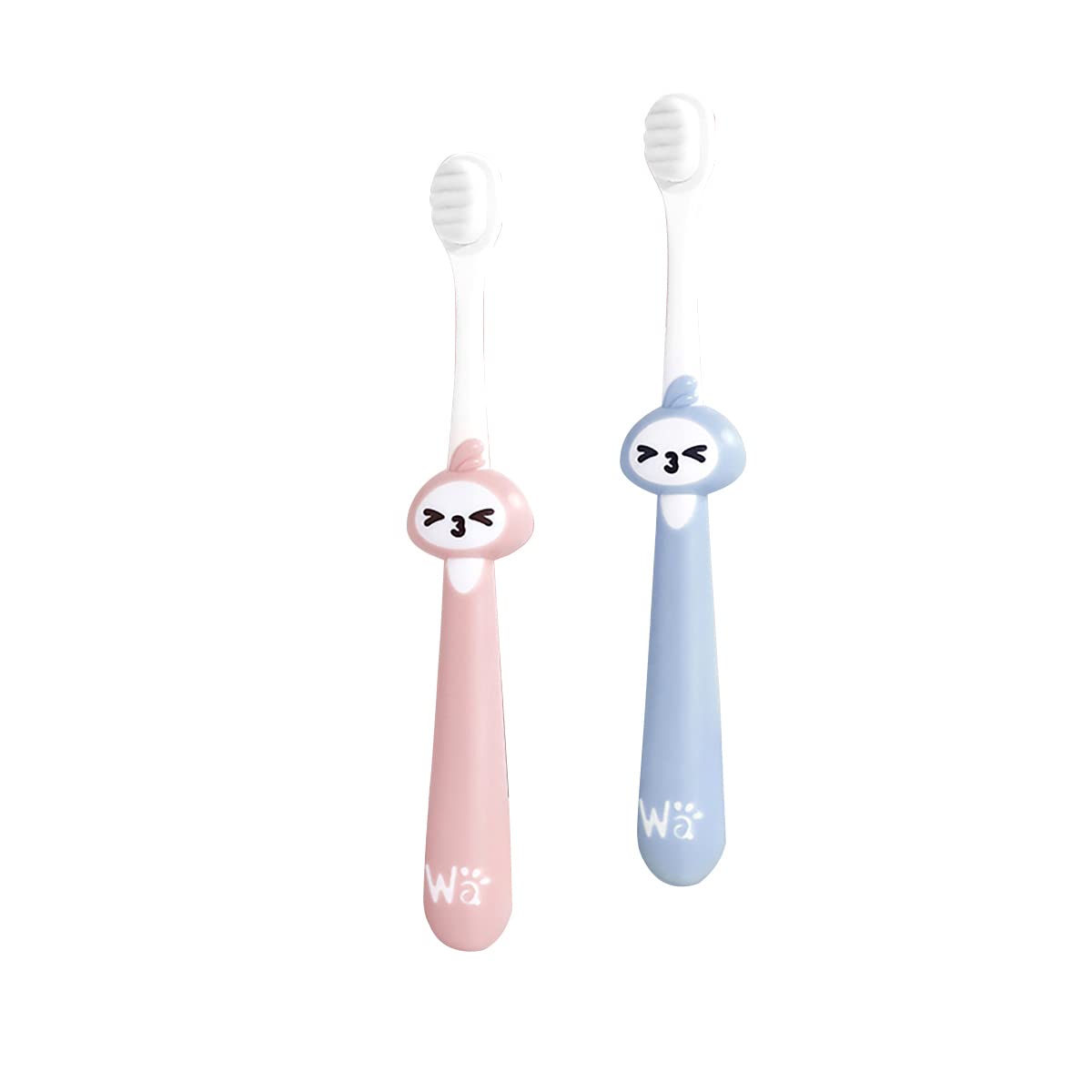 GUCHIGU Baby Toothbrush & Toddler Toothbrush for Age 2-10 Years Old, Extra Soft Toothbrush with 10000 Soft Floss Bristle for Baby Gum Care (2 Pcs, Blue-Pink) (B09PNLDDGW) Amazon Price History, Amazon Price Tracker