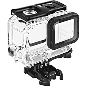 FitStill Double Lock Waterproof Housing for Go Pro Hero 2018/7/6/5 Black, Protective 45m Underwater Dive Case Shell with…