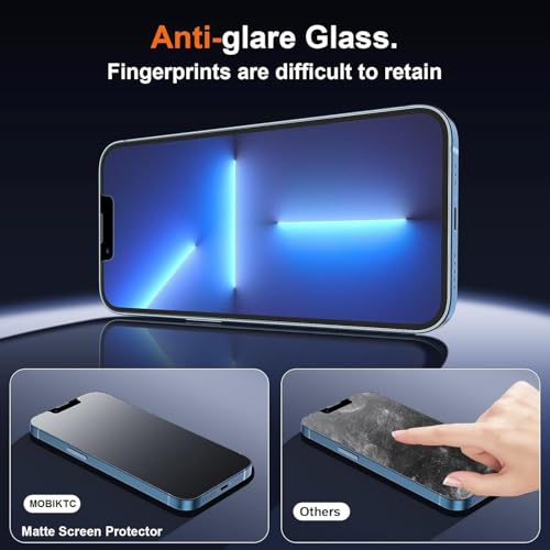 Image of Matte Tempered Glass Screen Protector for iPhone 13 Pro 9H hardness Anti Scratch Anti Fingerprint - Matte Glass