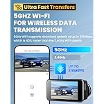 Dash Cam Front and Rear, 4K Full HD Dual Dash Camera for Cars Built-in 5G WiFi GPS, 64GB Card, Car Camera with 3" IPS Screen, UHD 2160P Night Vision, HDR, App Control, 24H Parking Monitor - Image 5