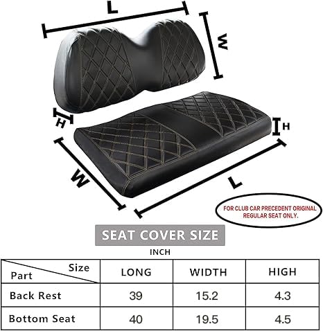 NOKINS Club Car Vinyl Seat Covers