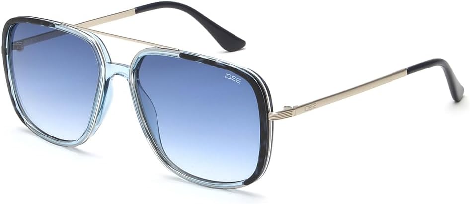 IDEE IDS2909C2SG Women's 100% UV Protected Sunglasses Large Shape Oval