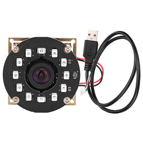 Pyltha Kameramodul USB 1MP HD Kamera 100° Weitwinkel - Klare Bilder, Hohe Kompatibilität, Für Win7 Win8.1 Linux Android