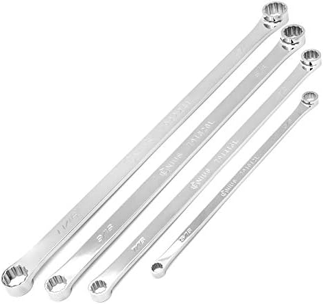 Genius Tools 4PC SAE Extra Long Box End Wrench Set - DE-704S